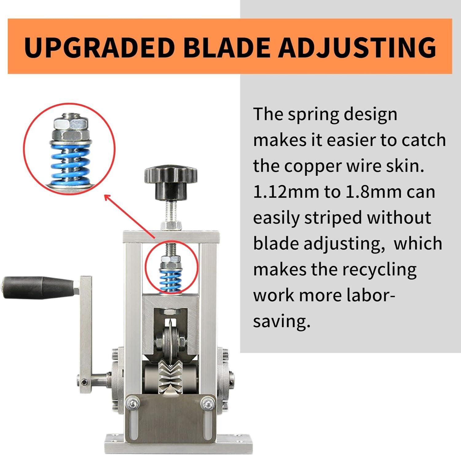Wire Stripping Machine 1.25-38mm Portable Cable Stripper Wire Machine Tool AU