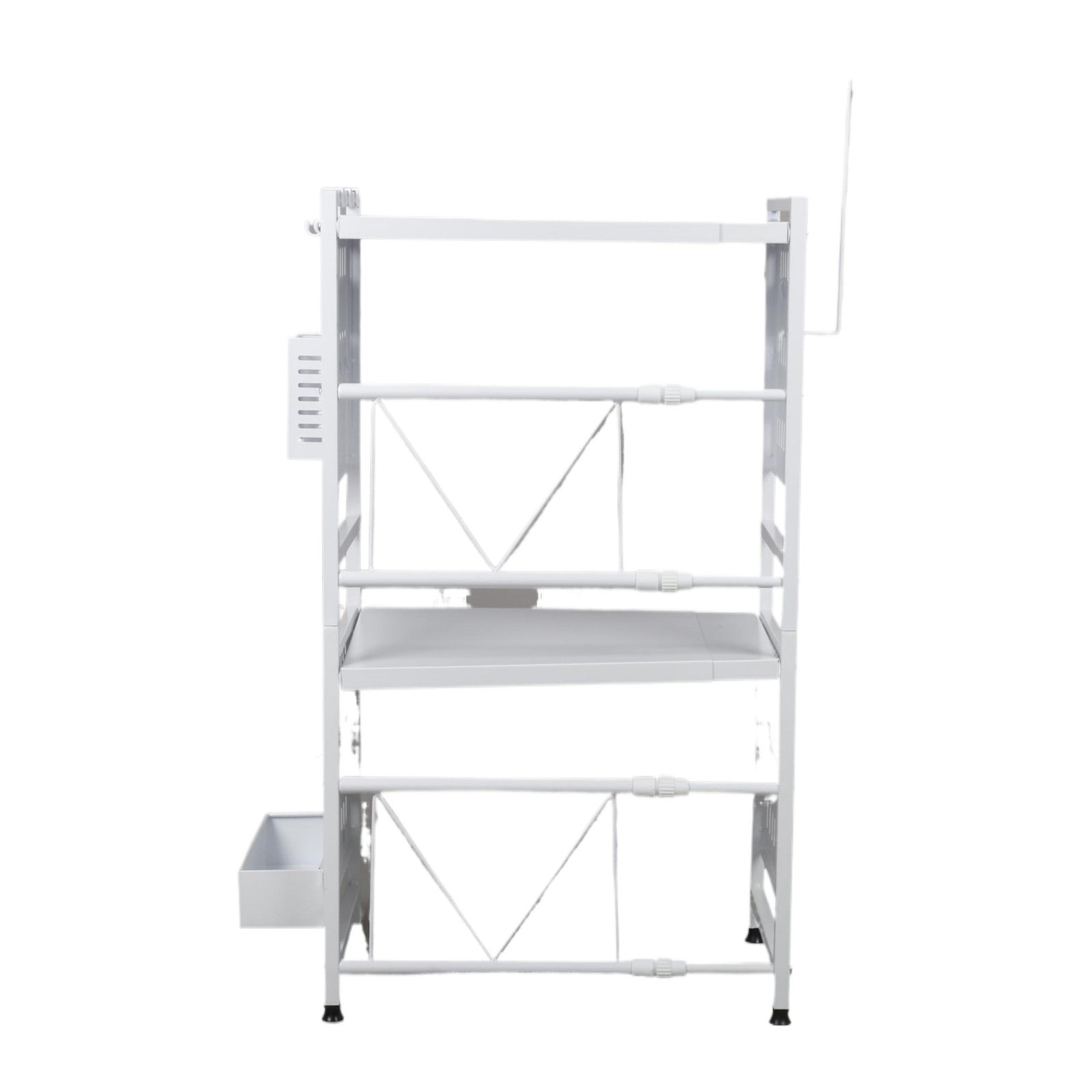 3Tier Microwave Oven Rack Expandable Stand Kitchen Utensils Tableware Storage