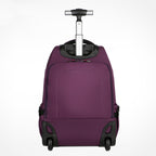 19'' Wheeled Rolling Backpack for Men Women Business Laptop Travel Bag AU