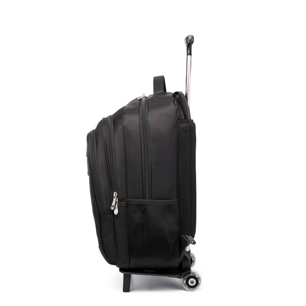 Travel Laptop Backpack with Wheels Waterproof Business Luggage Trolley Backpack