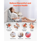 Adjustable Orthopedic Wedge Pillow for Sleep, Back, Leg, and Neck Support