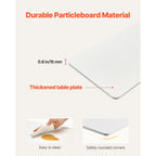 Adjustable Overbed Table with Hydraulic System and Hidden Wheels