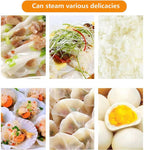 Cantonese Rice Noodle Rolls Machine,Double-layer Steamer Vermicelli Roll Steamer
