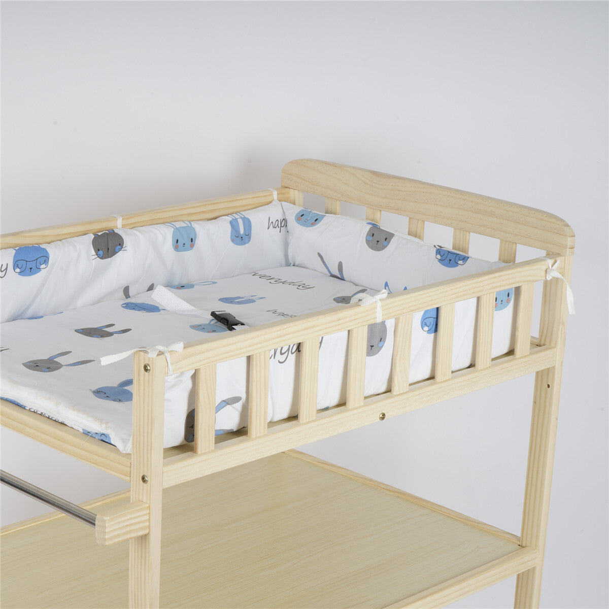 Baby Changing Table Portable Infant Diaper Changing Table with Storage Shelf