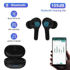 Bluetooth Hearing Aid Rechargeable Hearing Aids Severe Hearing Loss Amplifier