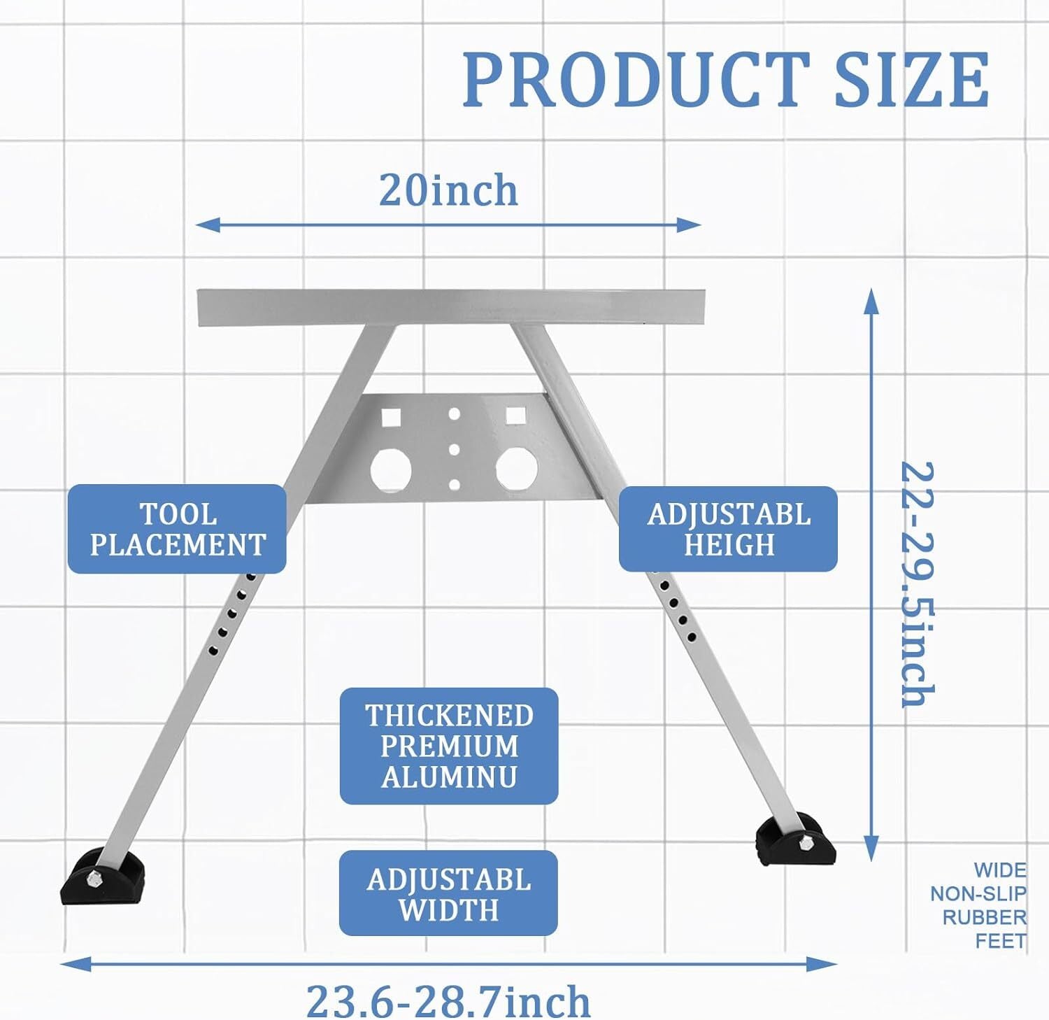 150kg Ladder Stabilizer for Roof Wall Standoff Ladder Accessory Safety Stability
