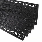 5x Rubber Stair Treads Non Slip Safety Outdoor Porch Floor Step Mats Staircase