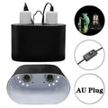 8inch Light Fixture Max 300W Dual Reptile Heat Lamp Fixture w/Separate Switches