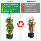2 Packs Raised Garden Bed Tomato Planter Tomato Cages Climbing Vegetables Plant