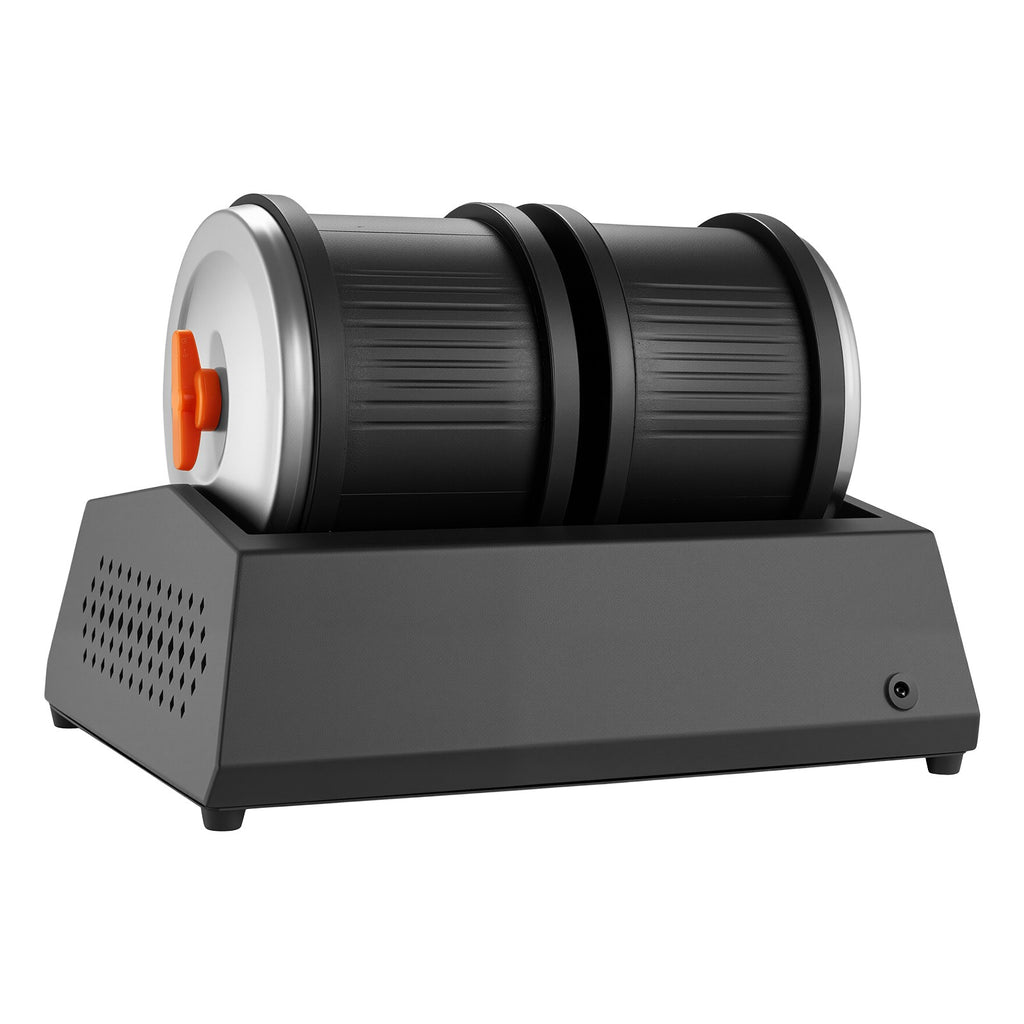 8lbs Rock Tumbler Kit with 4 Speeds and 9-Day Timer, Includes Adapter