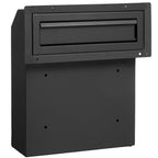 Secure Through-Door Key Drop Box with Combination Lock in Black