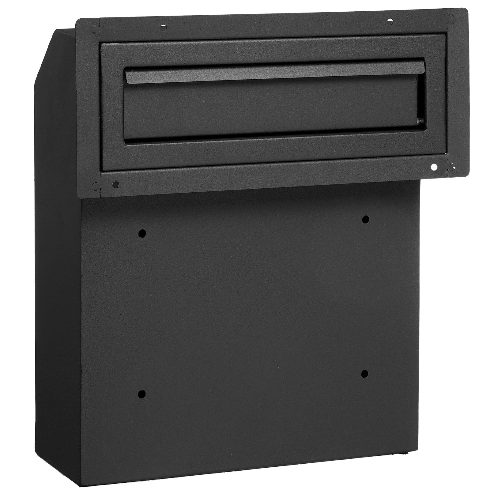 Secure Through-Door Key Drop Box with Combination Lock in Black