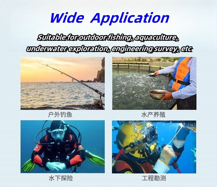 5" LCD Fish Finder Camera HD Night Vision IP68 Visual Underwater Fishing Cam