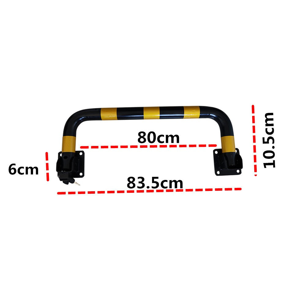 Arch Parking Barrier Fold Down Car Safety Lock Post Vehicle Impact Protection AU
