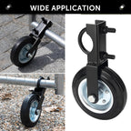 6" Gate Wheel Caster for Metal Swing Gate with 1-5/8" Thru 2" Gate Frames Wheel