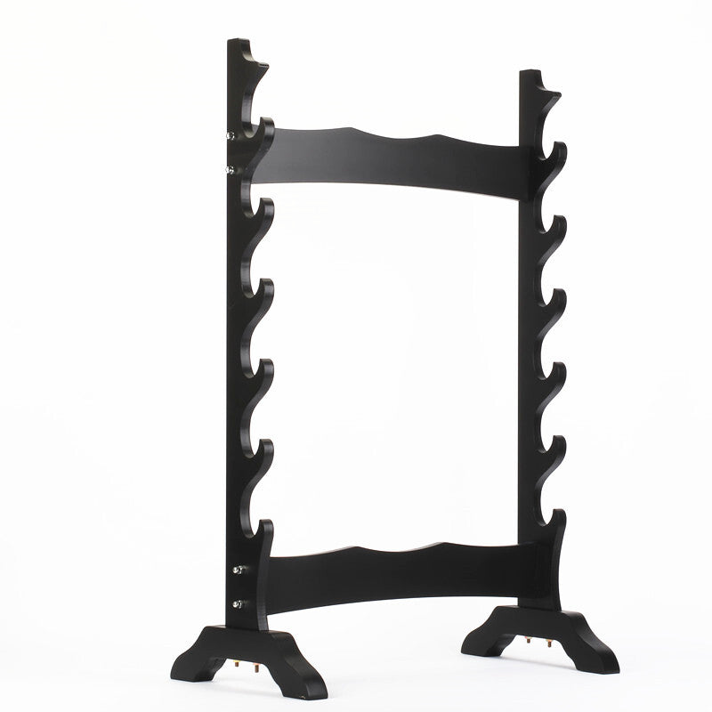 Floor Standing 6-Tier Sword Stand Bracket Samurai Sword Katana Display Holder