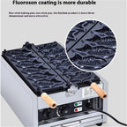 3000W Electric Taiyaki Machine Commercial Fish Shaped Waffle Maker Machine AU