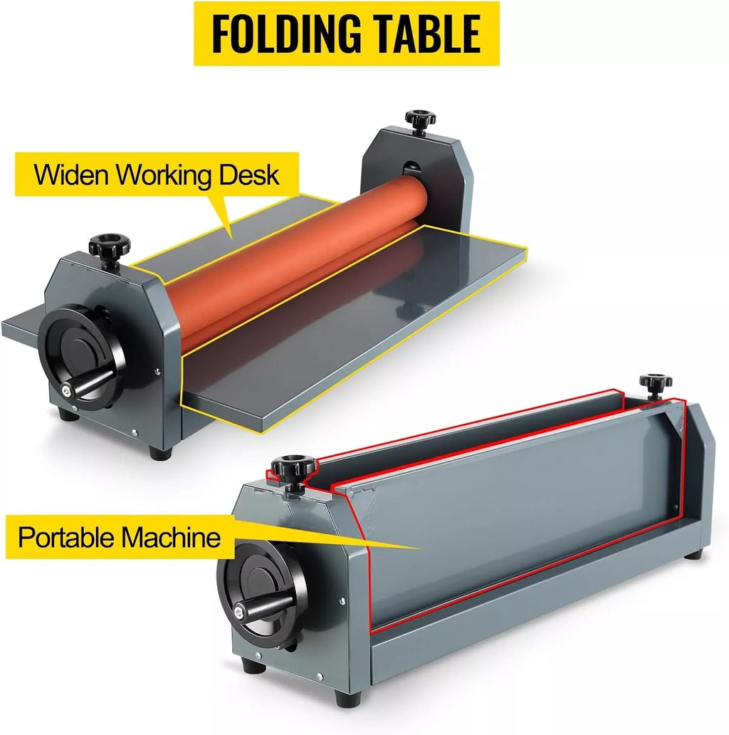 Manual Cold Laminator Machine Max Scope of Work 700mm W/ 120mm Thickness for Ads