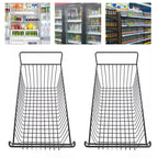 2X Freezer Organizer Bins Stackable Deep Freezer Organizer Bins W/ Handle AU
