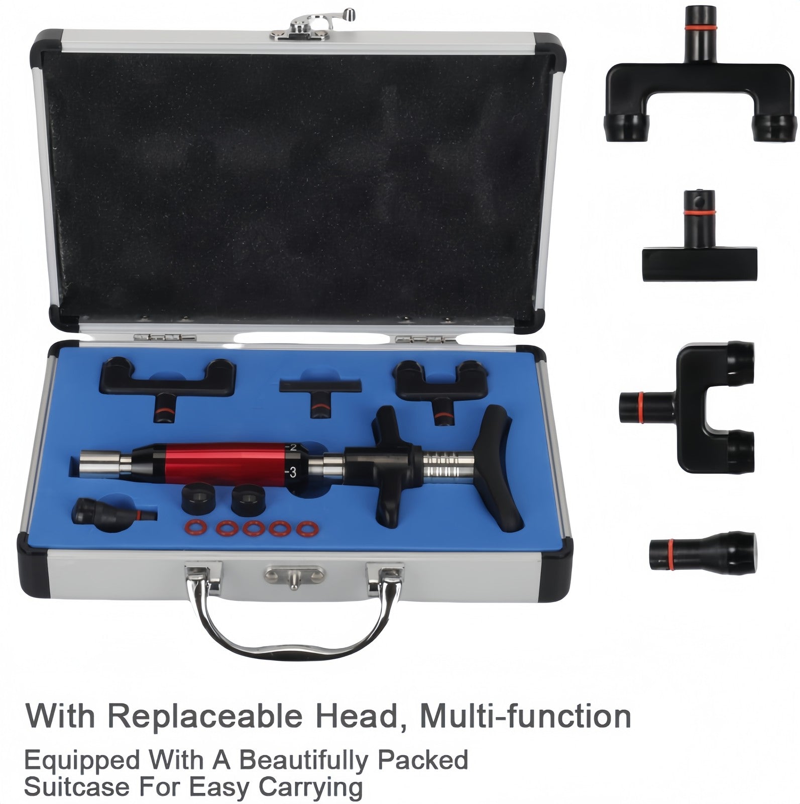 Chiropractic Adjusting Tool Spine Activator Massager 6 Levels 4 Heads AU STOCK