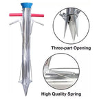 Double Shank Manual Planter Transplanter Seeder Seedling Bulb Planting Tool AU