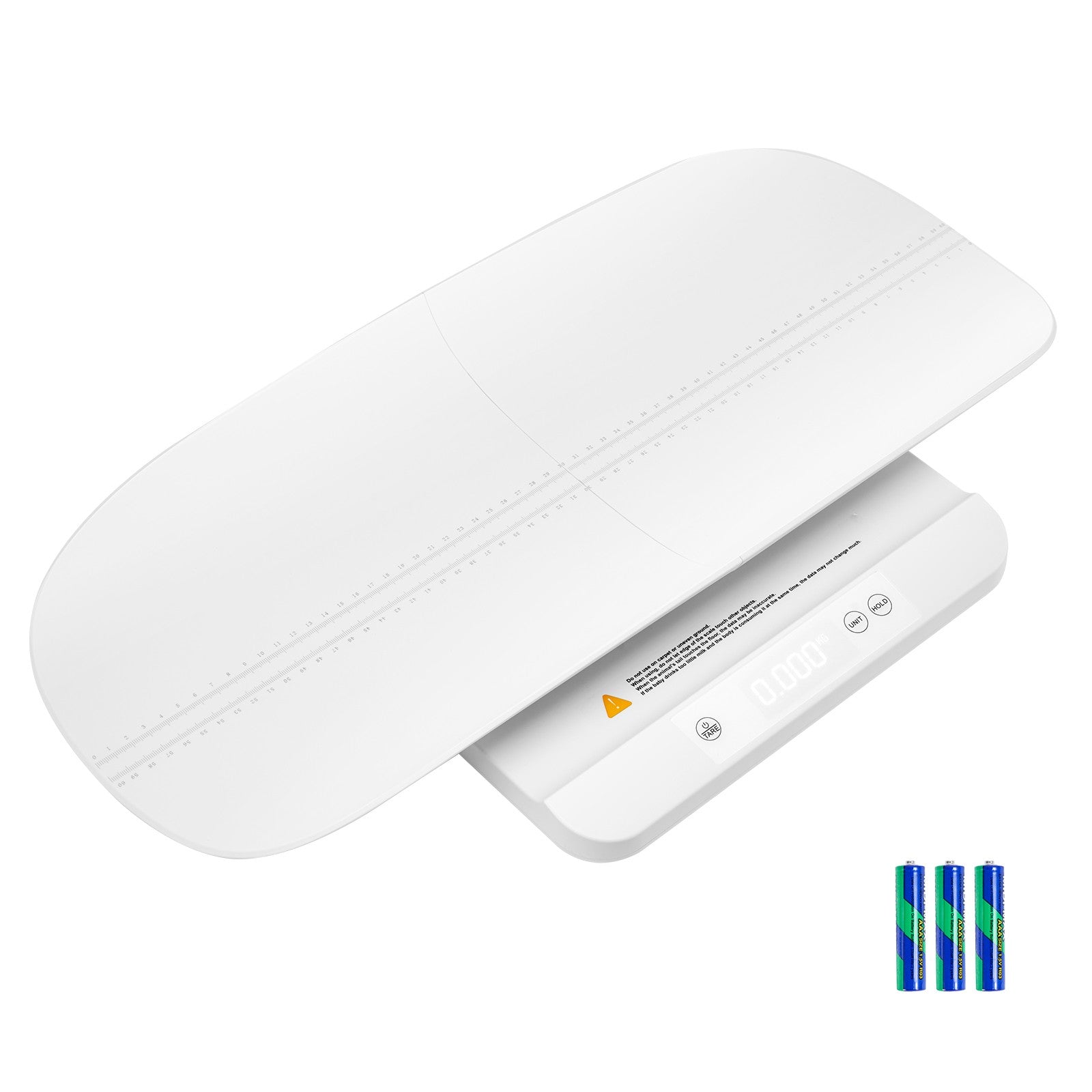 Smart Bluetooth Baby and Toddler Scale with Detachable Tray and LCD Display