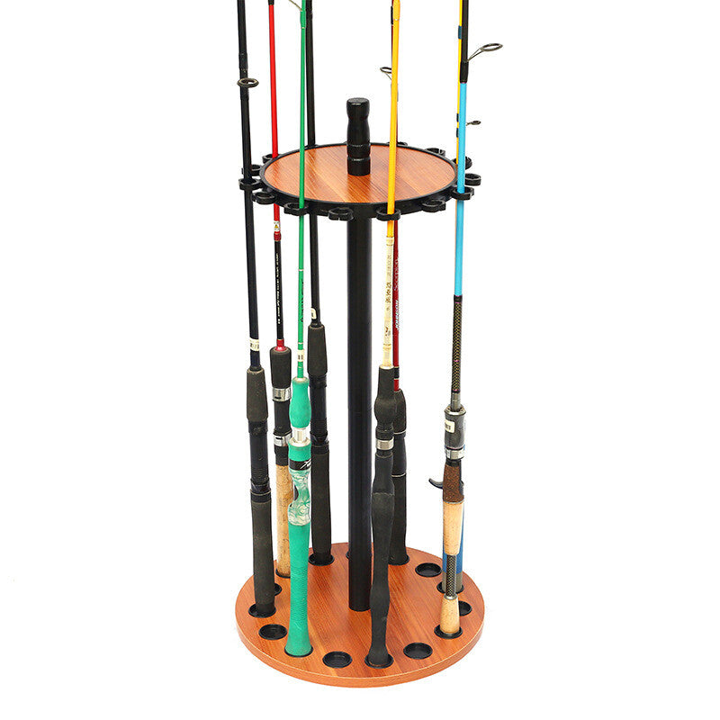 Vertical Fishing Rod Holder Storage Rack Floor Stand For 15 Fishing Pole Holder