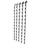 10x Metal Snack Hanging Strips Store Supermarket Shelf Merchandising Clip Strip