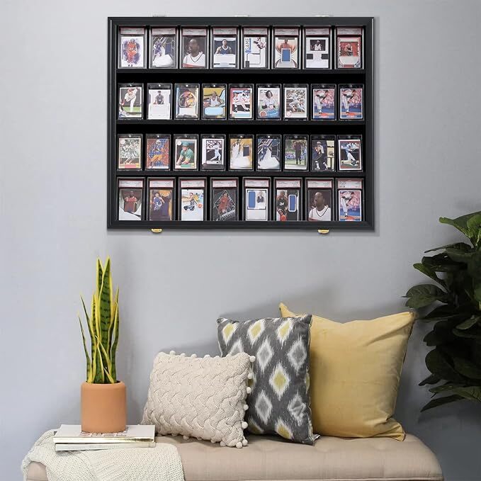 Graded Sports Card Display Case UV Protection Acrylic Baseball Card Display Case