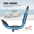 J-Shape Kayak & Surfboard Roof Rack Carrier for Cars and SUVs, 2-Pair Set