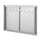 990x660 mm Outdoor BBQ Island Access Door Stainless Steel Kitchen Panel