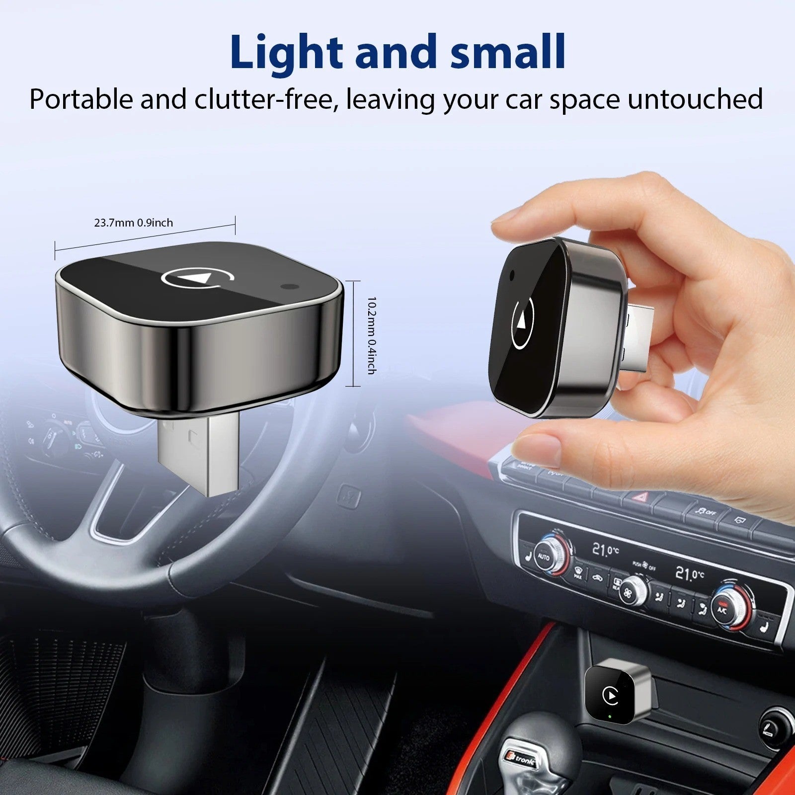 Wireless CarPlay Adapter USB for iPhone Apple – Plug & Play Car Dongle AU