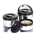 Stainless Steel Hot Cold Food Insulated Casserole Hot Pot Set of 3 (2.5L,5L,8L)