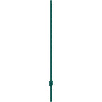 5 Ft U-Channel Metal Fence Posts, Set of 10, Durable Green