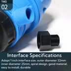 0.2%~2% Irrigation Fertilizer Injector Water Powered Automatic Dosing Pump