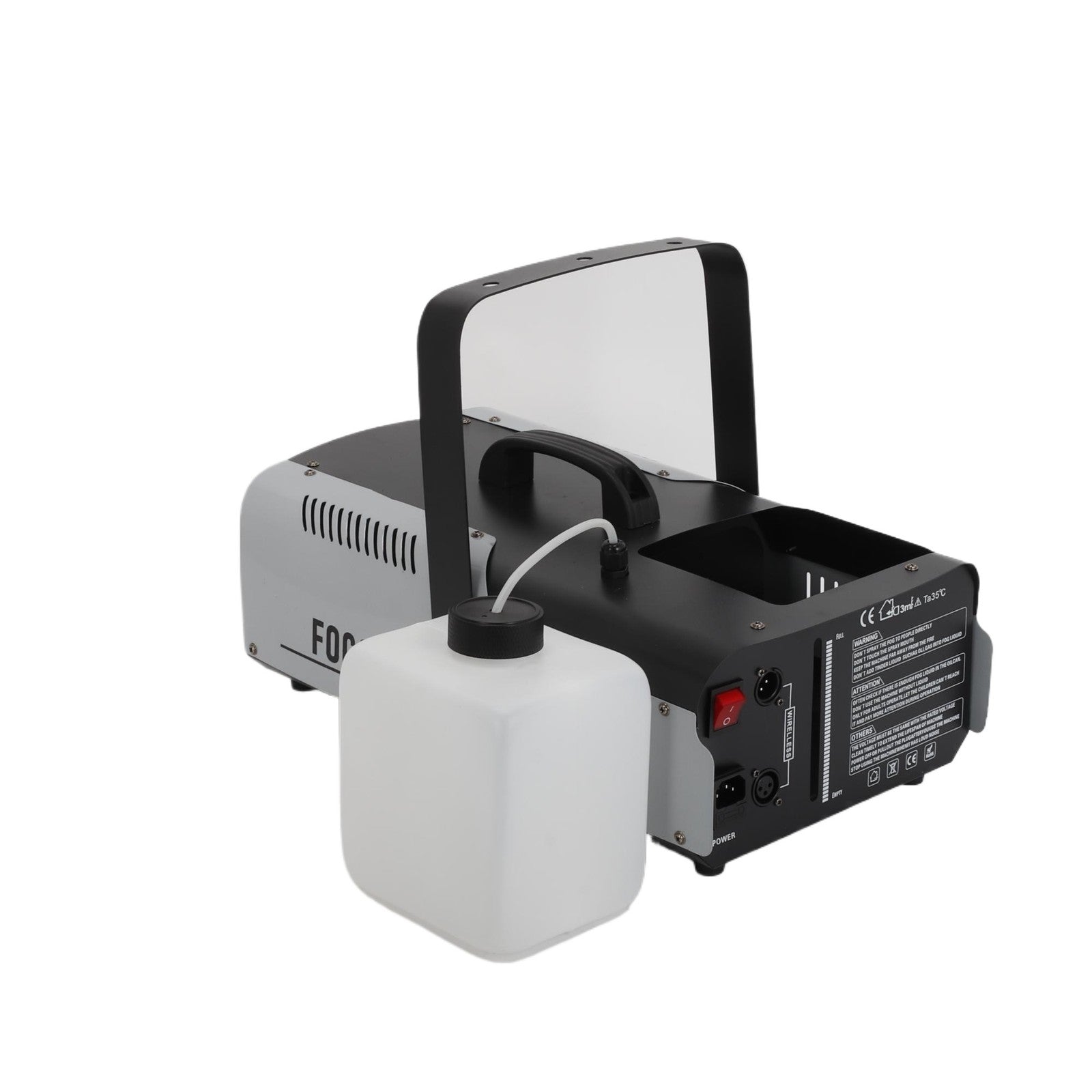 1500W RGB Fog Machine 6 Colorful LED Lights for Smoke Machine Indoor/Outdoor Use
