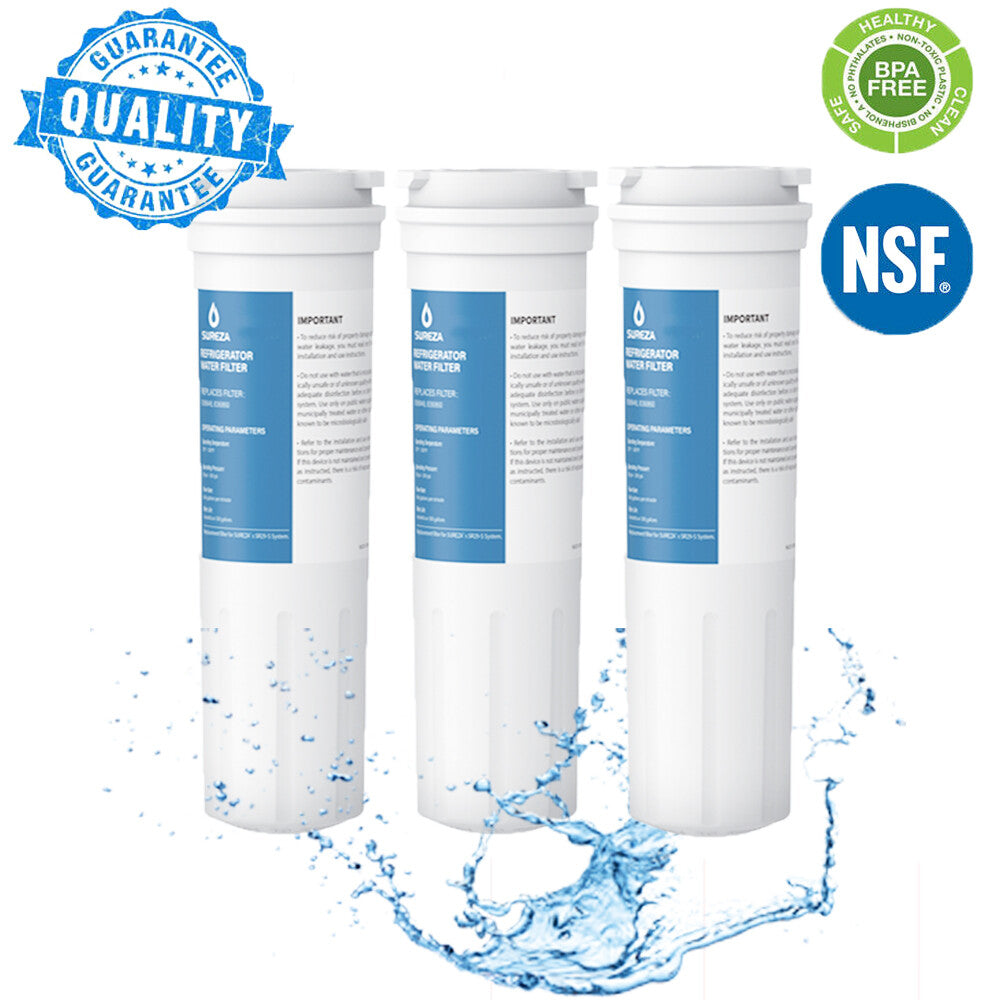 3 Packs Fisher & Payne 836860 Premium Frig. Filter Compatible with 836848