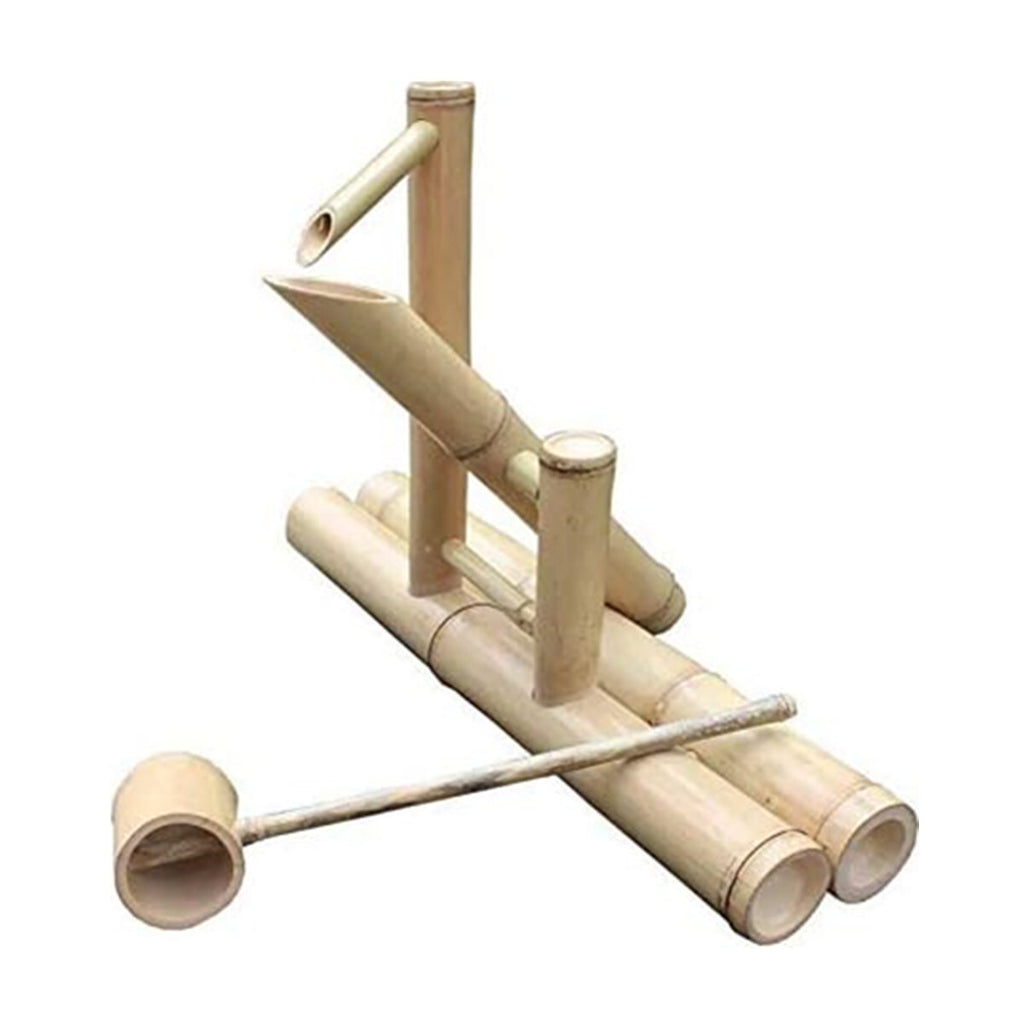 Bamboo Accents Zen Fountains Kit with Pump Adjustable Spout Smooth Matte Finish
