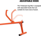 130cm Timber Jack Tool Cant Hook Log Roller Tool w/ Log Hook for Felling Logging