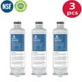 3 Pcs Water Filter for Samsung DA97-17376B/HAF-QINS/EXP Fits SRF7500BB SRF7500SB