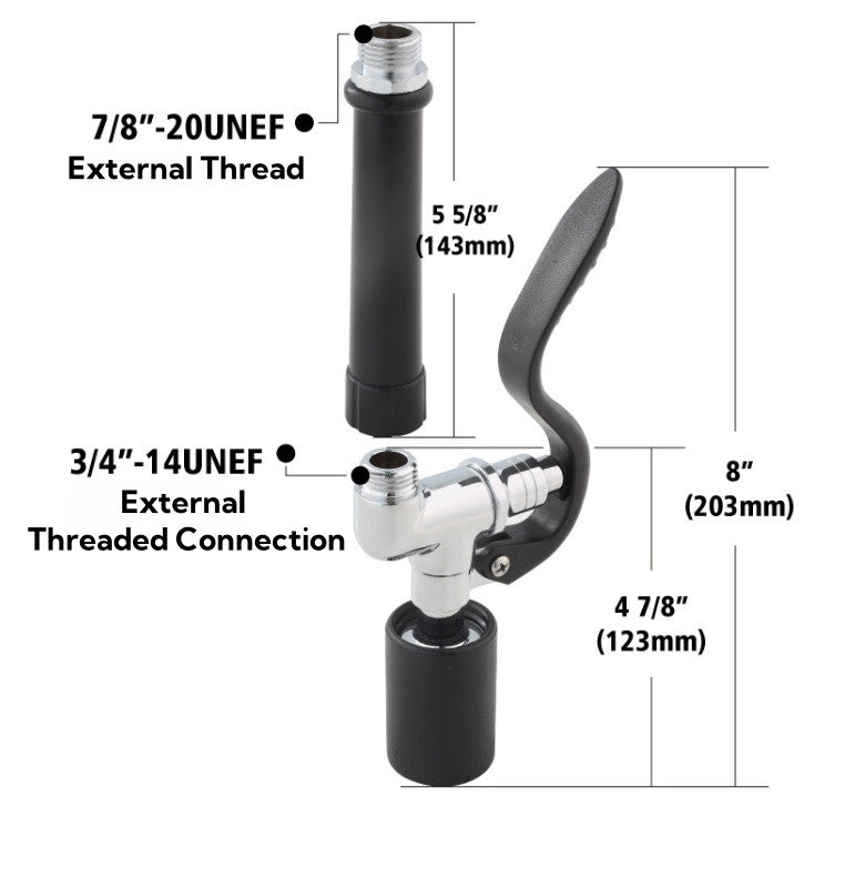 Commercial Pre-Rinse Faucet W/ 95cm Flexible Hose & High Pressure Spray Head AU