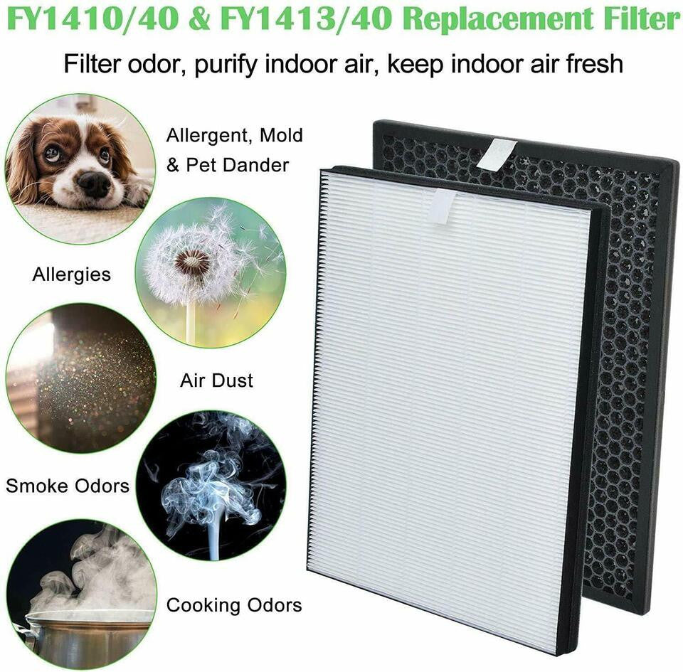 Philips 1000 Series Air Purifier Filter Set with HEPA & Activated Carbon