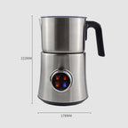 900ML Electric Milk Steamer and Frother Hot and Cold Foam Maker and Milk Warmer
