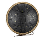 12" Handpan 15 Notes Steel Tongue Drum Percussion Instrument C Major Music