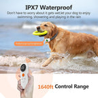 Anti Bark Pet Dog Training Collar Remote Control Obedience Collar E-Collar USB