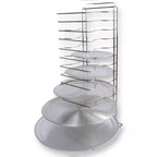 14 Trays Pizza Rack Pizza Stand Pizza Tray Pan Rack Commercial Pizza Equipment