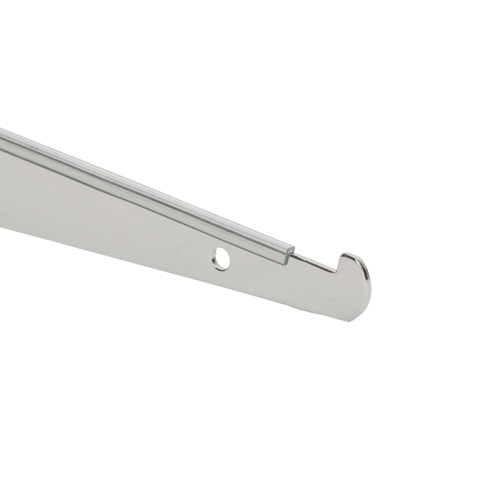 10x Slatwall Shelf Brackets Grooved Panel Display Hooks for Store or Supermarket