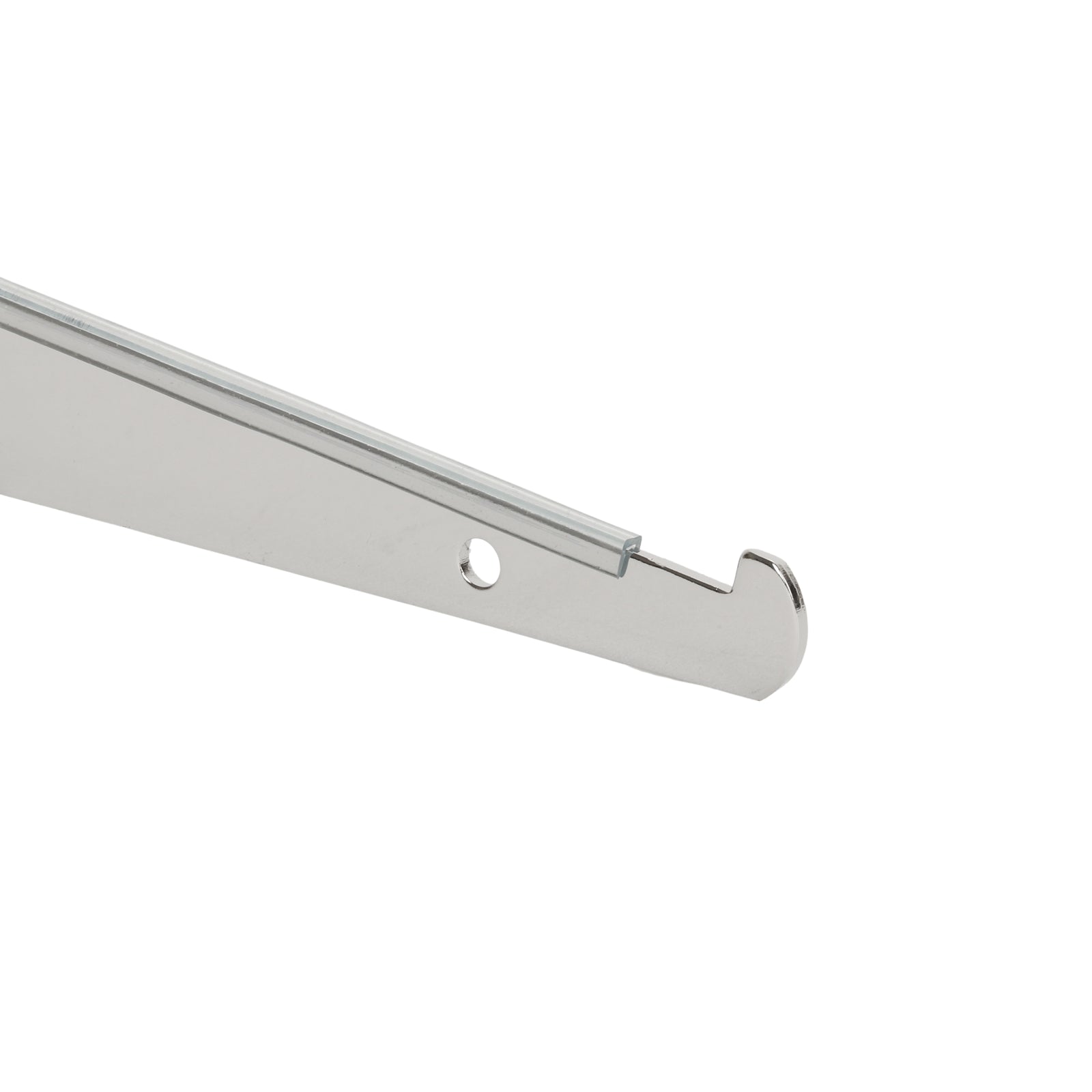 10x Slatwall Shelf Brackets Grooved Panel Display Hooks for Store or Supermarket