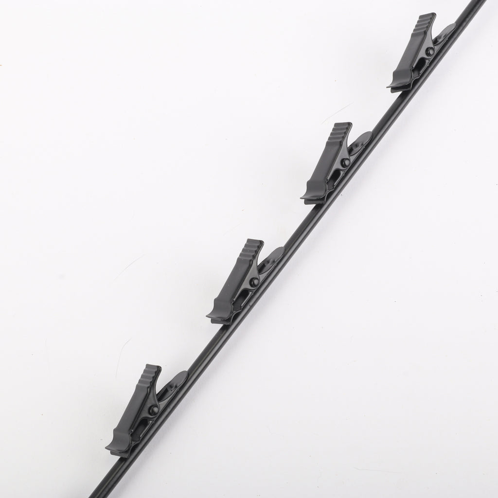10x Metal Snack Hanging Strips Store Supermarket Shelf Merchandising Clip Strip