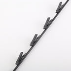 10x Metal Snack Hanging Strips Store Supermarket Shelf Merchandising Clip Strip